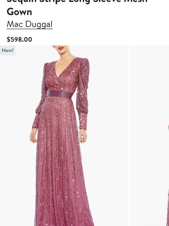 Mac Duggal Dresses & Skirts - Mac Duggal formal gown with sequins lilac